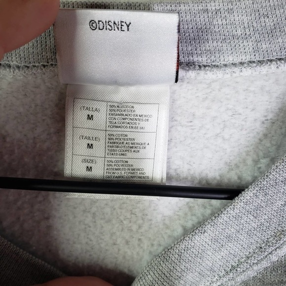 Vintage The Disney Store Eeyore Graphic Crew Neck Sweatshirt M Heathered Grey - Picture 5 of 9